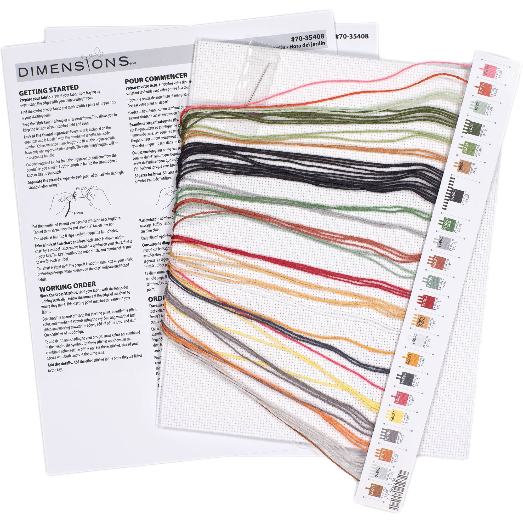 Dimensions® Garden Time Counted Cross Stitch Kit